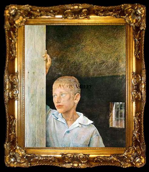 framed  Alden J Weir Albert s Son, ta009-2